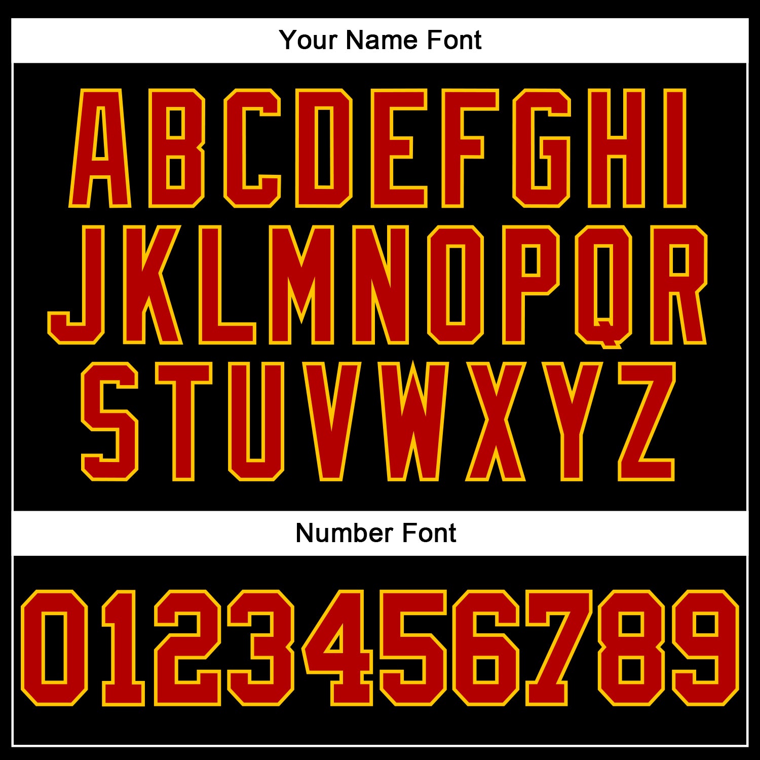 Personalized Black Red-Yellow Mesh Authentic Football Jersey Team Custom Name and Number Custom Name & Number Personalized Black Red Yellow Mesh Authentic Football Jersey Personalized Black Red-Yellow Mesh Authentic - Image 5