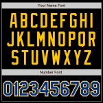 Custom Black Royal Gold Baseball Jersey for Men and Women, Personalized Sports Apparel Personalized Black Royal-Gold Baseball