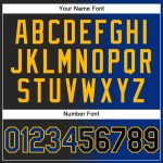 Personalized Black Gold Gradient Baseball Jersey for Fashion Enthusiasts Personalized Black Royal-Gold Gradient Fashion Baseball