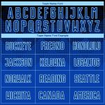 Custom Name Number Personalized Black Light Blue Soccer Jersey Uniform Personalized Black Royal-Light Blue Sublimation Soccer