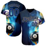 Custom Black Gold 3D Billiards Jersey for Baseball Fans - Personalized Design Personalized Black Royal-Old Gold 3D Billiards
