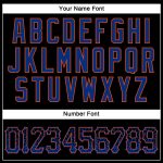 Custom Name and Number Personalized Baseball Jersey - Black Royal-Orange Authentic Drift Fashion Team Gear Personalized Black