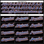 Personalized Black Orange Baseball Jersey for Kids - Custom Royal Number 5 Personalized Black Royal-Orange Baseball Jersey