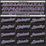 Personalized Black Orange Throwback Basketball Jersey for Men and Women 2 Personalized Black Royal-Orange Throwback Basketball