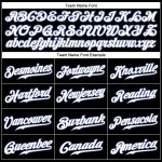 Custom Name and Number Black Pinstripe Baseball Jersey - Personalized Authentic Team Jersey in White-Gray Personalized Black