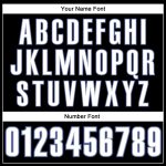 Custom Name and Number Black Pinstripe Baseball Jersey - Personalized Authentic Team Jersey in White-Gray Personalized Black