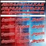 Personalized 3D American Flag Black and Red Fashion Baseball Jersey Personalized Black Royal-Red 3D American Flag Fashion