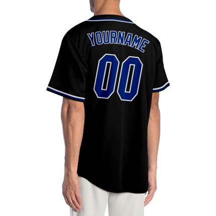 Personalized Black and Red Baseball Jersey - Authentic Custom Royal Edition Personalized Black Royal-Red Authentic Baseball