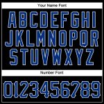 Personalized Custom Name & Number Authentic Sleeveless Baseball Jersey - Black Royal-Red Team Apparel Personalized Black