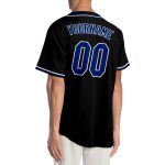 Custom Black and Red Baseball Jersey - Personalized Sports Apparel Personalized Black Royal-Red Baseball Jersey 2