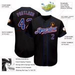 Custom Black and Royal-Red Baseball Jersey for Men and Women - Personalized Sports Apparel Personalized Black Royal-Red Baseball