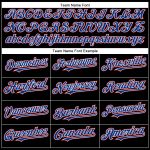 Personalized Royal-Red Black Baseball Jersey for Men - Custom Number 5 Personalized Black Royal-Red Baseball Jersey 5