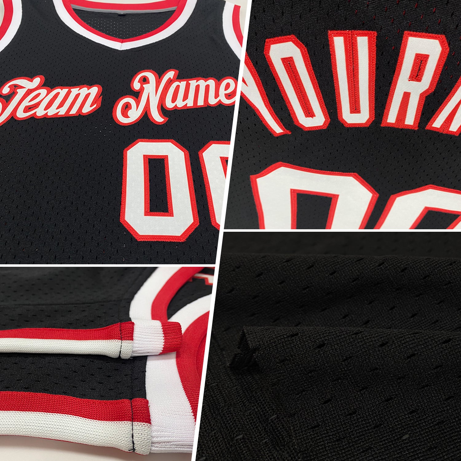 Custom Black Royal-Red Throwback Basketball Jersey for Men - Personalized 3 Personalized Black Royal-Red Throwback Basketball - Image 2