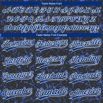 Personalized 3D Black Royal-White Baseball Jersey for Men and Women Personalized Black Royal-White 3D Baseball Jersey