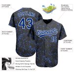 Personalized 3D Black Royal-White Baseball Jersey for Men and Women Personalized Black Royal-White 3D Baseball Jersey