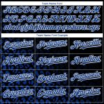 Personalized 3D Leopard Print Fade Black Royal Baseball Jersey - Fashion Style Personalized Black Royal-White 3D Leopard