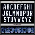 Custom Black and White Baseball Jersey - Authentic Personalized Design Personalized Black Royal-White Authentic Baseball