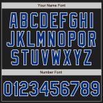 Custom Black Baseball Jersey - Personalized White Raglan Sleeves with Name and Number - Authentic Team Apparel Personalized