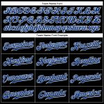 Custom Name and Number Personalized Black and White Sleeveless Baseball Jersey - Authentic Team Sportswear Personalized Black