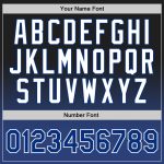Custom Black Basketball Jersey with White Fade Design - Personalized Fashion Style Personalized Black Royal-White Fade Fashion