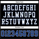 Personalized Black White Mesh Football Jersey for Men Women Kids 3 Personalized Black Royal-White Mesh Football Jersey 3