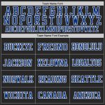 Custom Black White Throwback Football Jersey - Personalized Design for Fans Personalized Black Royal-White Mesh Throwback