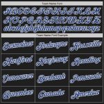 Custom Name Number Black Yellow Authentic Split Fashion Baseball Jersey Personalized Black Royal-Yellow Authentic Split Fashion