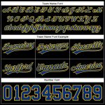 Custom Black and Yellow Royal Basketball Shorts Personalized Design Personalized Black Royal-Yellow Basketball Shorts