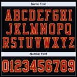 Personalized Black Scarlet Gold Football Jersey for Men Women 2 Personalized Black Scarlet-Gold Mesh Football Jersey 2