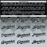 Personalized Black Silver 3D Gradient Baseball Jersey with Square Shapes Design Personalized Black Silver 3D Gradient Square