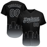 Personalized 3D Black Silver Oakland City Edition Baseball Jersey - Stylish Fashion Wear Personalized Black Silver 3D Oakland