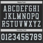 Personalized Black Silver Football Jersey - Custom Mesh Sports Apparel Personalized Black Silver Mesh Football Jersey