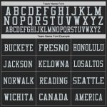 Personalized Black Silver Football Jersey - Custom Mesh Sports Apparel Personalized Black Silver Mesh Football Jersey