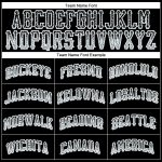 Custom Black and Silver Drift Fashion Baseball Jersey for Men and Women Personalized Black Silver-White Drift Fashion Baseball