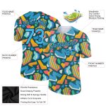 Personalized 3D Cutout T-Shirt in Black and Sky Blue for Collage Display Personalized Black Sky Blue 3D Cutout Collage Performance