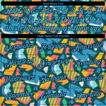 Personalized 3D Cutout T-Shirt in Black and Sky Blue for Collage Display Personalized Black Sky Blue 3D Cutout Collage Performance