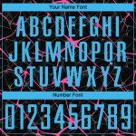Personalized Soccer Jersey Black Sky Blue-Pink Sublimation Uniform Personalized Black Sky Blue-Pink Sublimation Soccer Uniform