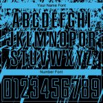 Personalized Black Sky Blue Soccer Jersey Uniform for Custom Team Apparel Personalized Black Sky Blue Sublimation Soccer