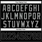 Personalized Black Gray 3D Baseball Jersey - Custom Snakeskin Design Personalized Black Snakeskin Black-Gray 3D Baseball