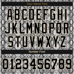 Personalized Black Snakeskin Baseball Jersey with Old Gold 3D Design - Size 2 Personalized Black Snakeskin Black-Old Gold