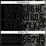 Personalized 3D Skull Baseball Jersey for Men in Black Steel Gray - Fashion Sportswear Personalized Black Steel Gray 3D Skull