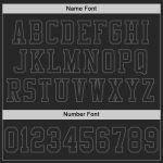 Personalized Mesh Football Jersey in Black Steel and Gray - Custom Sports Gear Personalized Black Steel Gray Mesh Football