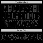 Personalized Black Steel Gray Sleeveless Baseball Jersey for Men and Women Personalized Black Steel Gray Sleeveless Baseball