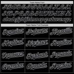 Personalized Black Steel Gray Ink Splash Baseball Jersey - Custom Sports Apparel Personalized Black Steel Gray Splash Ink