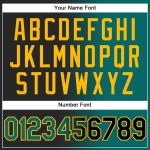 Personalized Unisex Softball Jersey in Black Teal-Gold Gradient, Stylish Two-Button Design Personalized Black Teal-Gold Gradient