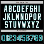 Custom Name Number Baseball Jersey - Personalized Black Teal Gray Split Fashion Design Personalized Black Teal-Gray Authentic