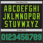 Personalized Black Teal Neon Green Baseball Jersey for Men and Women Personalized Black Teal-Neon Green Baseball Jersey