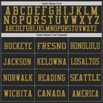 Custom Personalized Football Jersey with Black Teal and Gold Mesh - Team Name & Number Personalized Black Teal-Old Gold Mesh