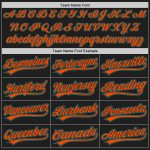 Personalized Teal Orange Black Pinstripe Baseball Jersey for Men and Women Personalized Black Teal Pinstripe Teal-Orange