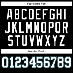 Custom Black Teal Pinstripe Basketball Jersey with Personalized Name & Number - Authentic Team Apparel Personalized Black
